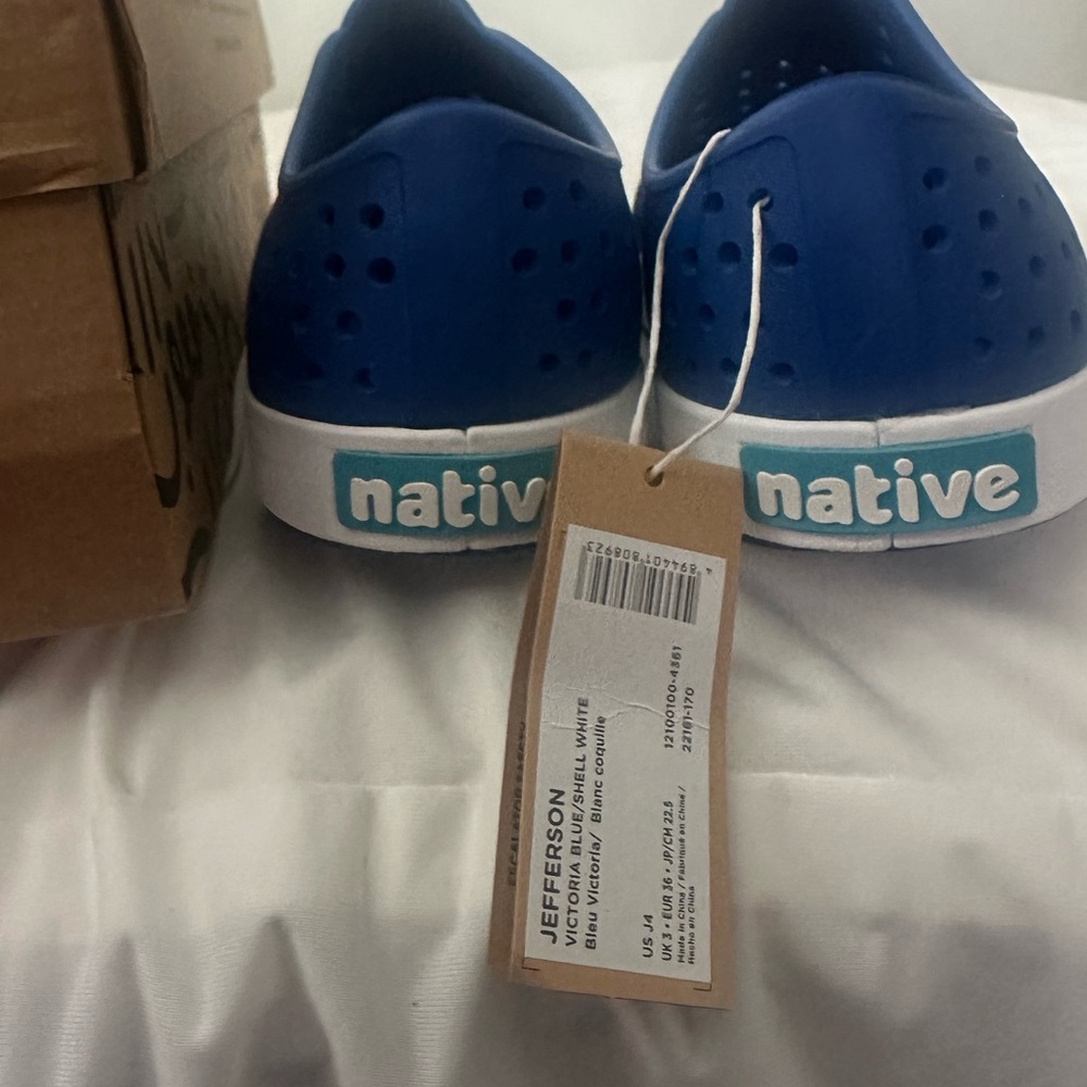 Kids Blue Jefferson Native Shoes